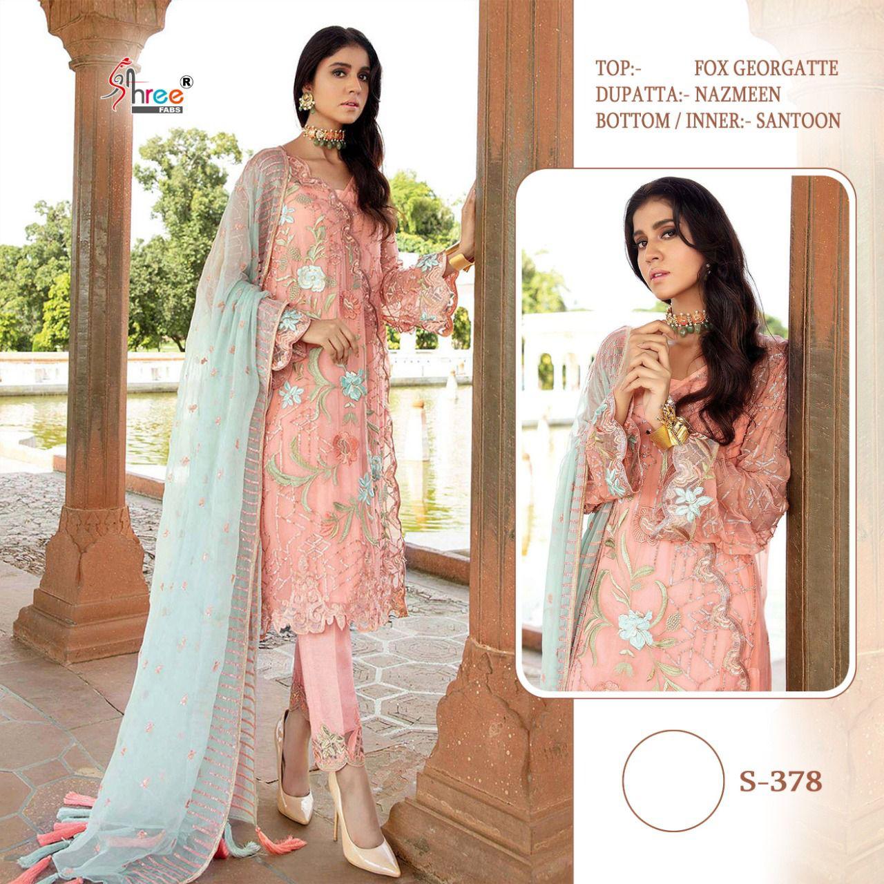 SHREE FABS 378 PAKISTANI SALWAR KAMEEZ MANUFACTURER