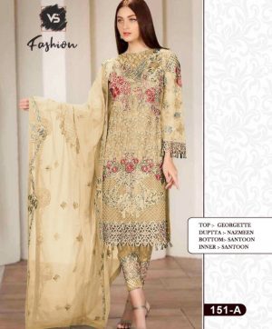 VS FASHION 151 A PAKISTANI SALWAR KAMEEZ MANUFACTURER