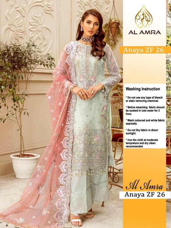 AL AMRA ANAYA ZF 26 PAKISTANI SUITS WHOLESALER