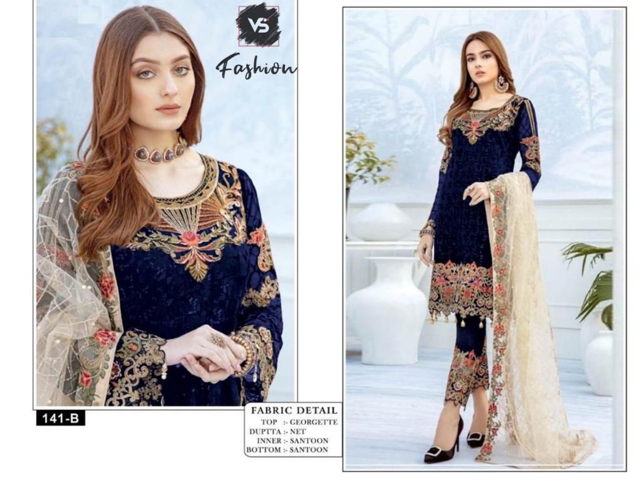 VS FASHION 141 B SALWAR KAMEEZ WHOLESALER