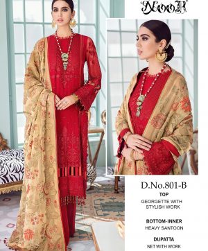 NOOR 801 B SALWAR KAMEEZ MANUFACTURER