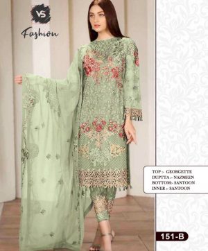 VS FASHION 151 B PAKISTANI SALWAR KAMEEZ MANUFACTURER