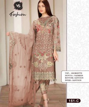 VS FASHION 151 C PAKISTANI SALWAR KAMEEZ MANUFACTURER