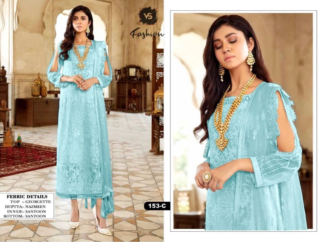 VS FASHION 153 C SALWAR KAMEEZ WHOLESALER