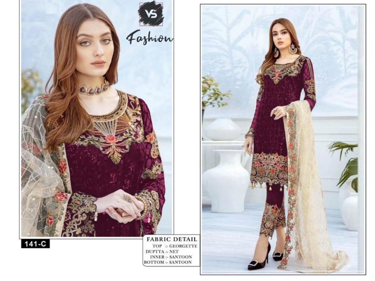 VS FASHION 141 C SALWAR KAMEEZ WHOLESALER