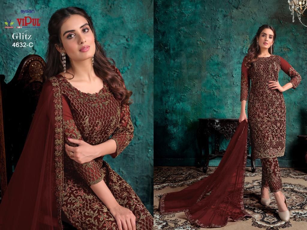 VIPUL FASHION 4632 C SALWAR KAMEEZ MANUFACTURER