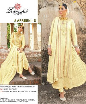 RAMSHA AFREEN D SALWAR KAMEEZ WHOLESALER SURAT