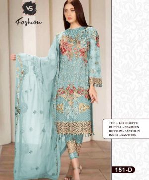 VS FASHION 151 D PAKISTANI SALWAR KAMEEZ MANUFACTURER