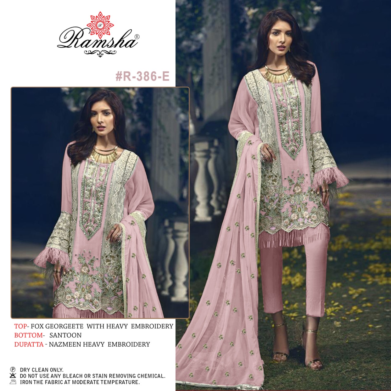 RAMSHA 386 E PAKISTANI SALWAR KAMEEZ MANUFACTURER