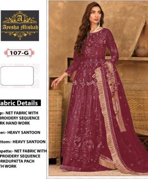 AYESHA MISBAH 107 G SALWAR KAMEEZ MANUFACTURER