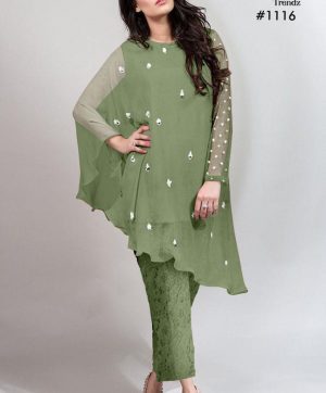 LAXURIA TRENDZ 1116 MENDI GREEN DESIGNER TUNICS MANUFACTURER