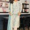 ZIAAZ DESIGNS 7773 SEA BLUE SALWAR KAMEEZ MANUFACTURER