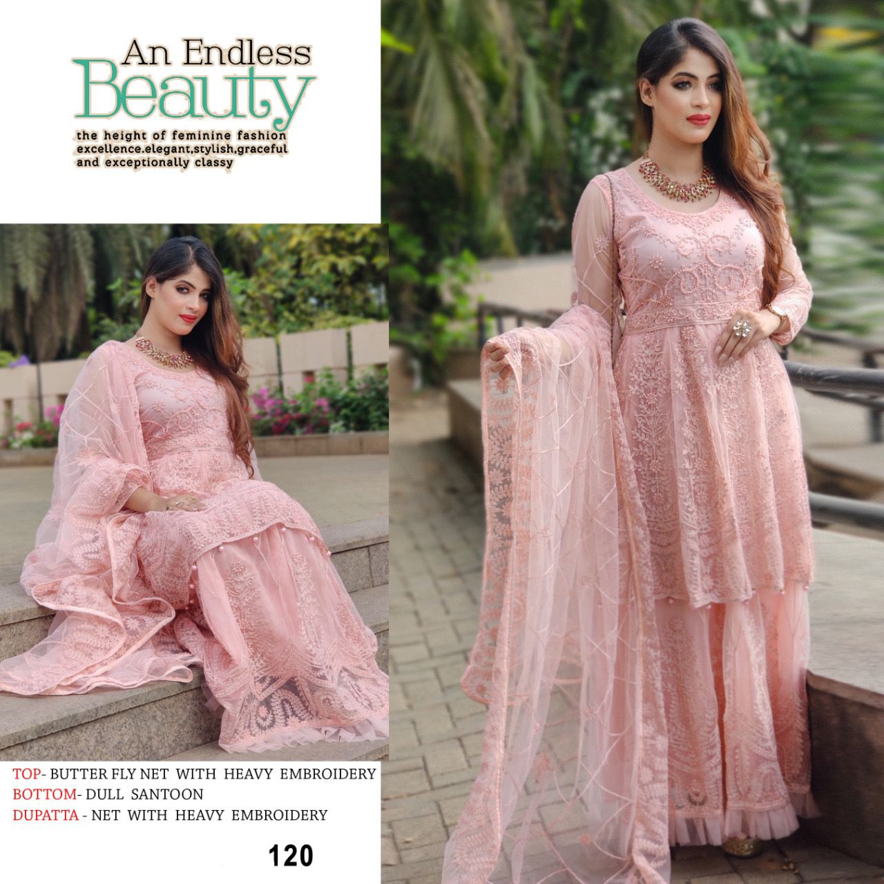 PEHNAVA 120 PAKISTANI SALWAR KAMEEZ WHOLESALER