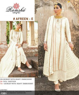 RAMSHA AFREEN E PAKISTANI SALWAR KAMEEZ WHOLESALER