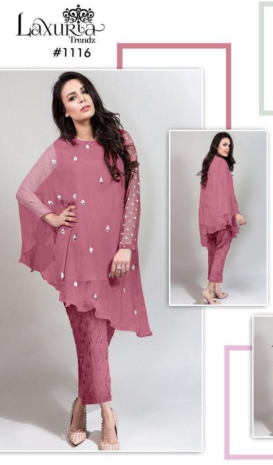 LAXURIA TRENDZ 1116 TITAN ROSE DESIGNER TUNICS MANUFACTURER