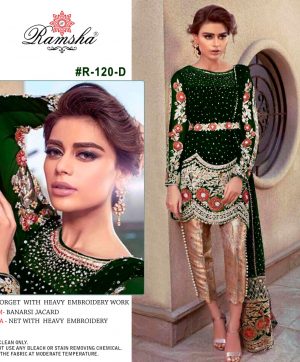 RAMSHA 120 D PAKISTANI SALWAR KAMEEZ MANUFACTURER