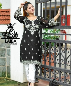 LAIBA AM VOL 92 D DESIGNER TUNICS WHOLESALER