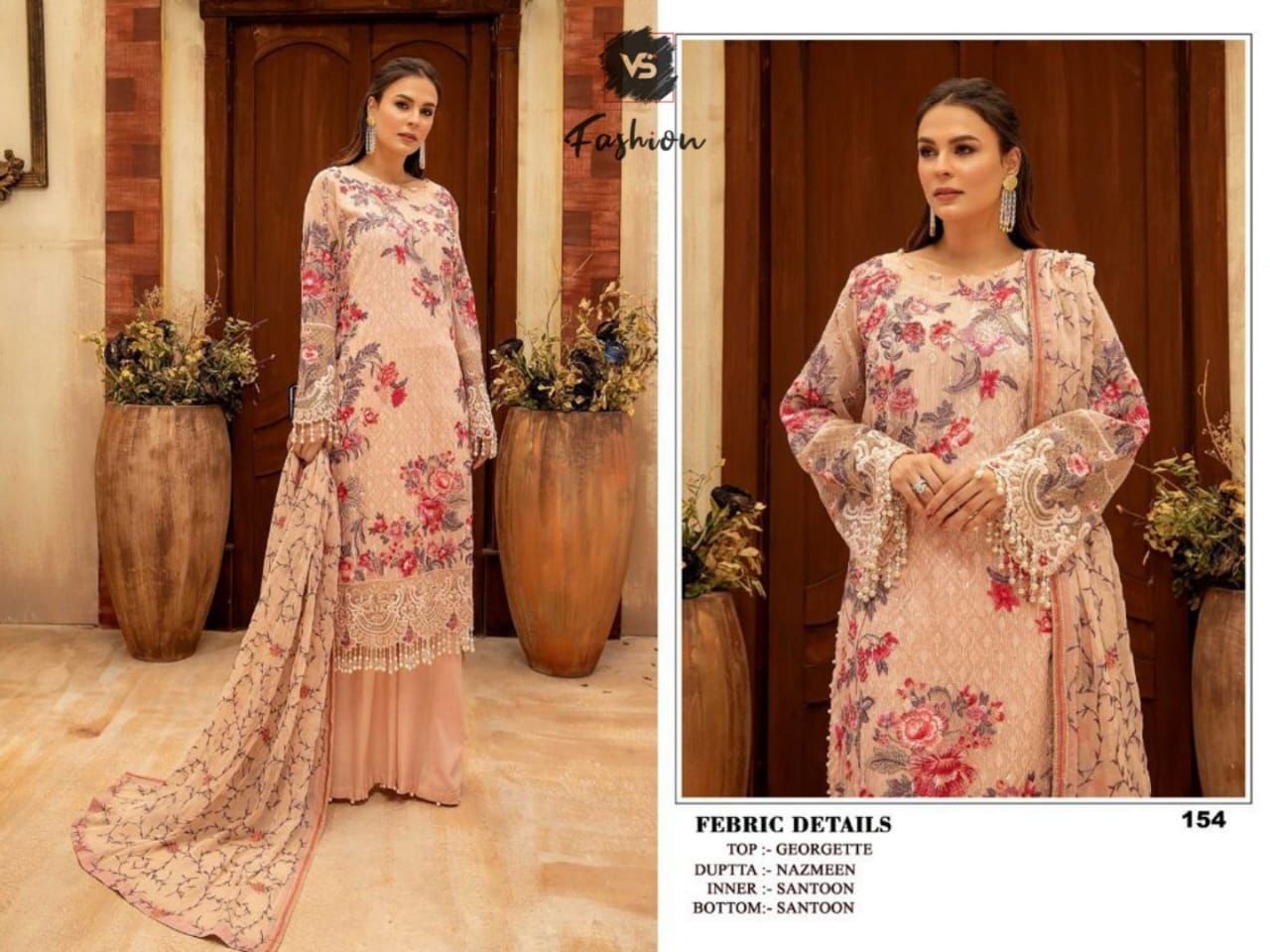 VS FASHION 154 SALWAR KAMEEZ WHOLESALER