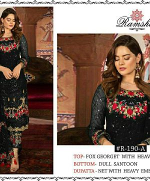 RAMSHA 190 A PAKISTANI SALWAR KAMEEZ MANUFACTURER