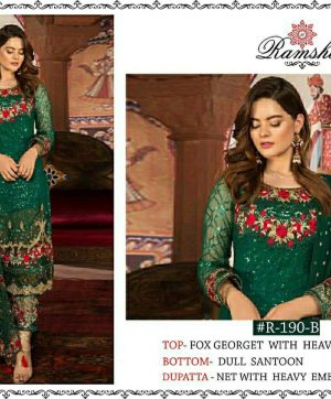 RAMSHA 190 B PAKISTANI SALWAR KAMEEZ MANUFACTURER