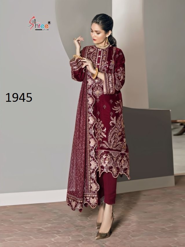 SHREE FABS 1945 AFROZEH VELVET SALWAR KAMEEZ WHOLESALER