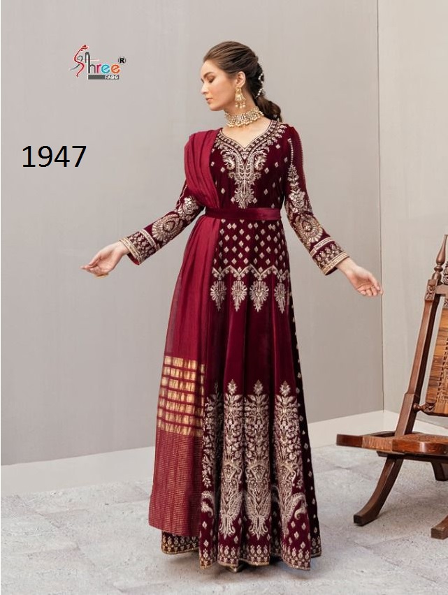 SHREE FABS 1947 AFROZEH VELVET SALWAR KAMEEZ WHOLESALER