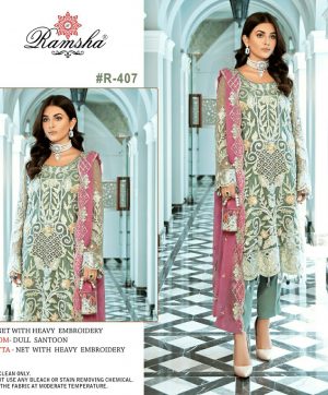 RAMSHA 407 SALWAR KAMEEZ WHOLESALER SURAT