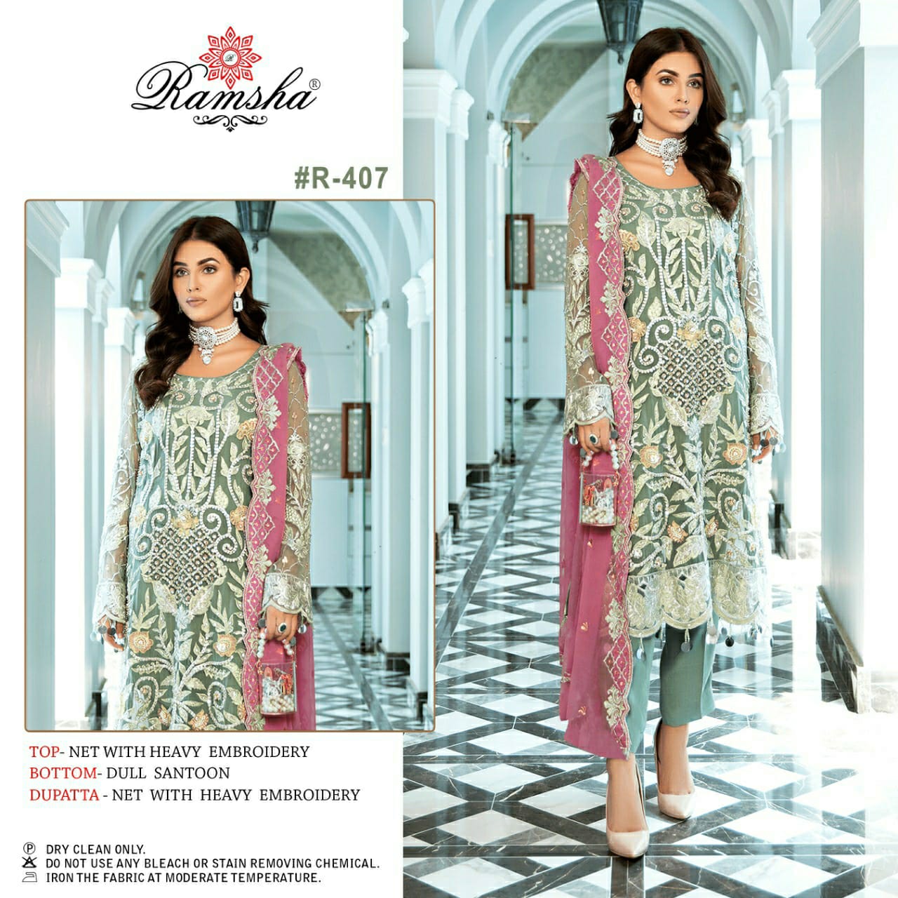 RAMSHA 407 SALWAR KAMEEZ WHOLESALER SURAT