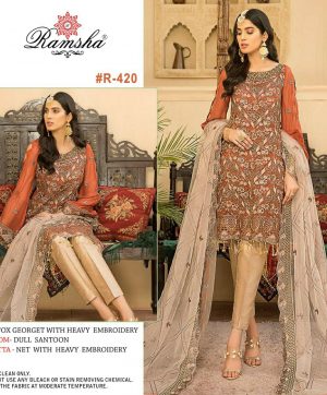 RAMSHA R 420 SALWAR KAMEEZ MANUFACTURER