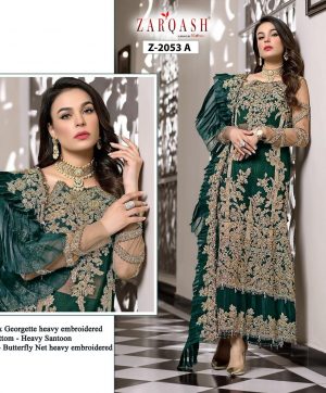 ZARQASH 2053 A SALWAR KAMEEZ WHOLESALER