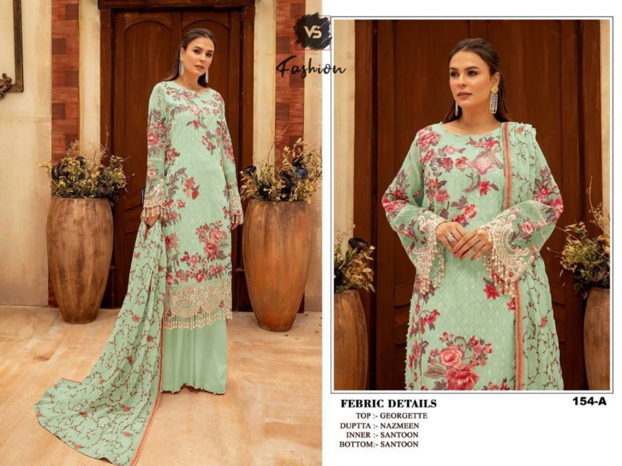 VS FASHION 154 A SALWAR KAMEEZ WHOLESALER