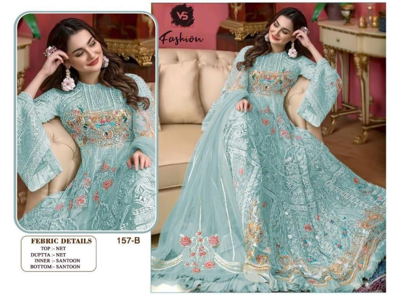 VS FASHION 157 B SALWAR KAMEEZ MANUFACTURER