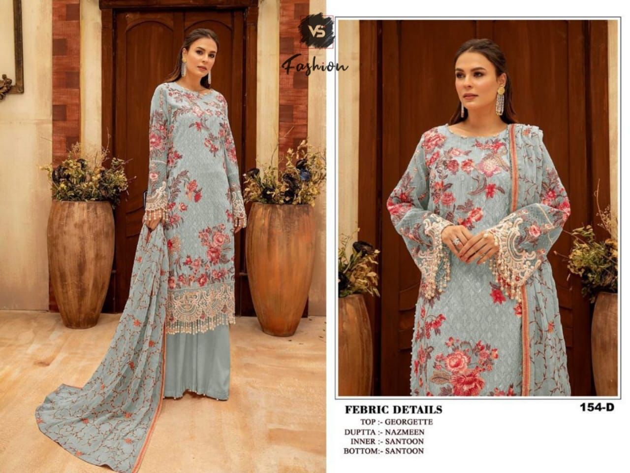 VS FASHION 154 D SALWAR KAMEEZ WHOLESALER