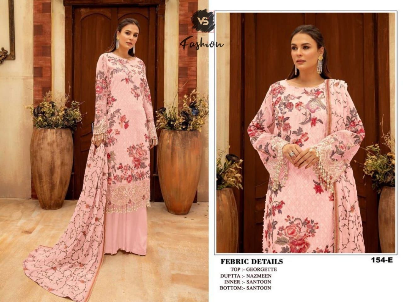 VS FASHION 154 E SALWAR KAMEEZ WHOLESALER