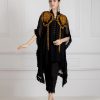 AL MEERA 1131 BLACK MUSTARD DESIGNER TUNICS WHOLESALER