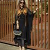 AL MEERA 1131 BLACK MUSTARD DESIGNER TUNICS WHOLESALER