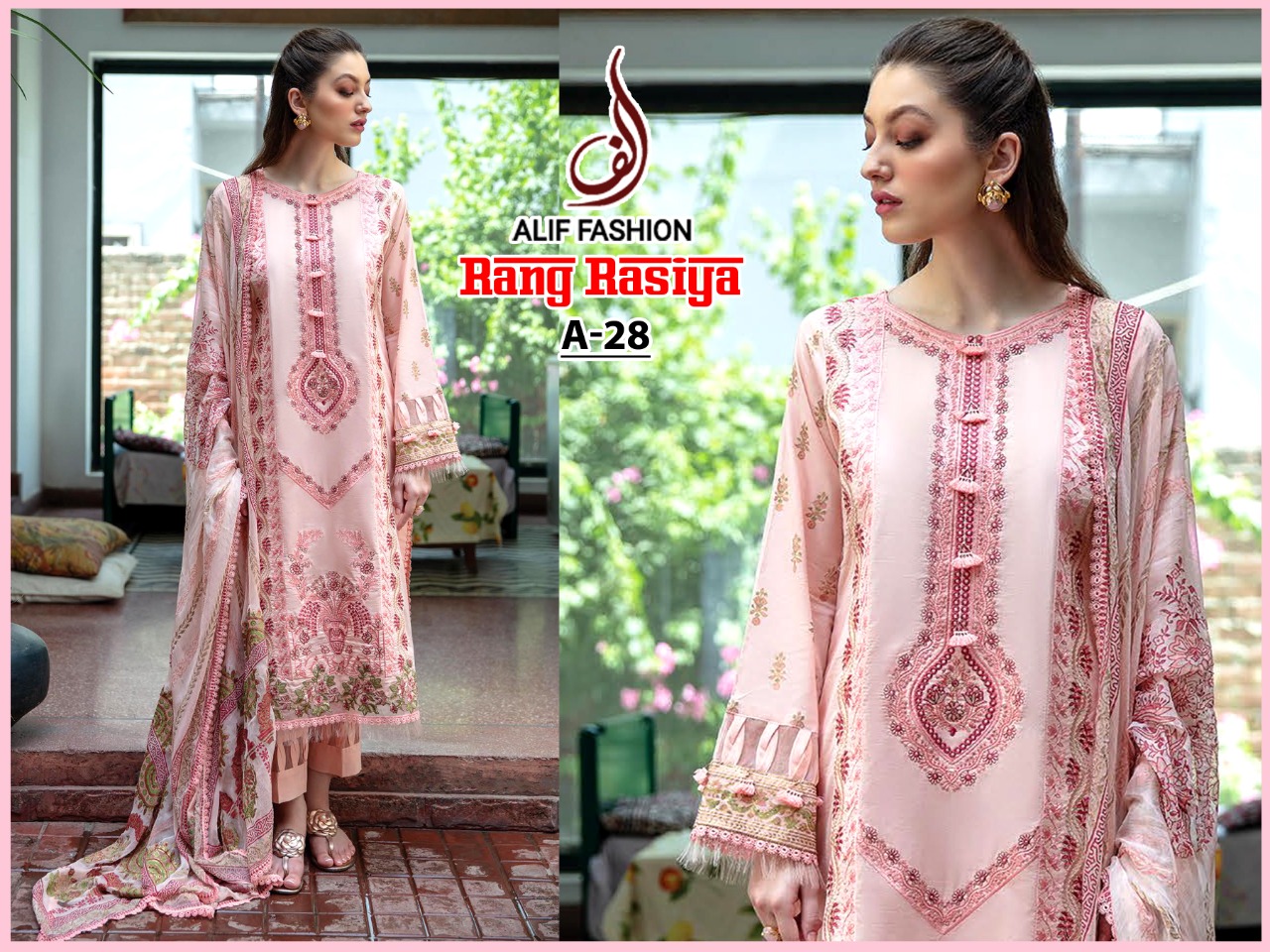 ALIF FASHION RANG RASIYA A 28 SALWQR KAMEEZ