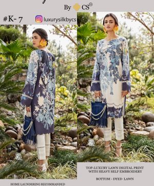 CS LAWN K 7 LAWN SUITS WITHOUT DUPATTA