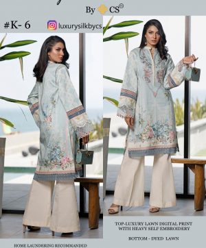 CS LAWN K 6 LAWN SUITS WITHOUT DUPATTA SUITS