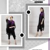 AL MEERA 1131 BLACK PURPLE DESIGNER TUNICS WHOLESALER