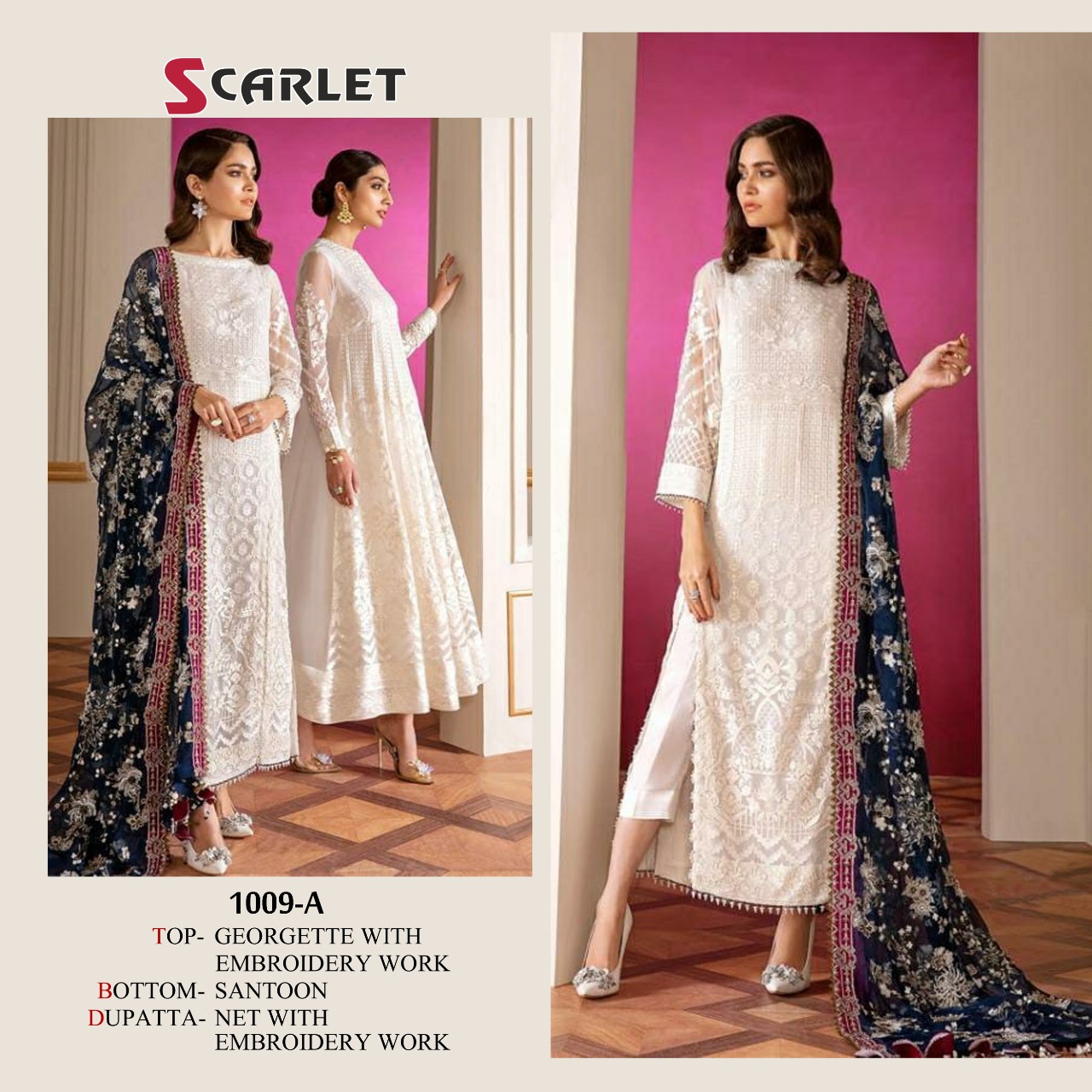 SCARLET 1009 A SALWAR KAMEEZ WHOLESALER