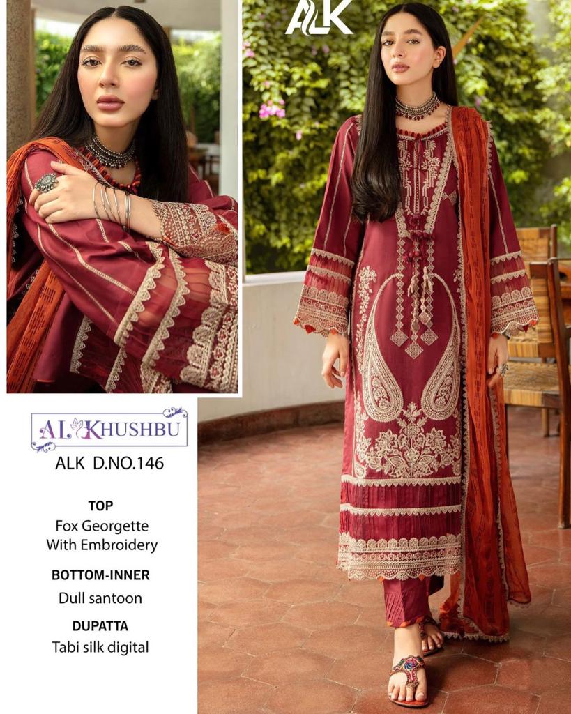 AL KHUSHBU 146 SALWAR KAMEEZ WHOLESALER