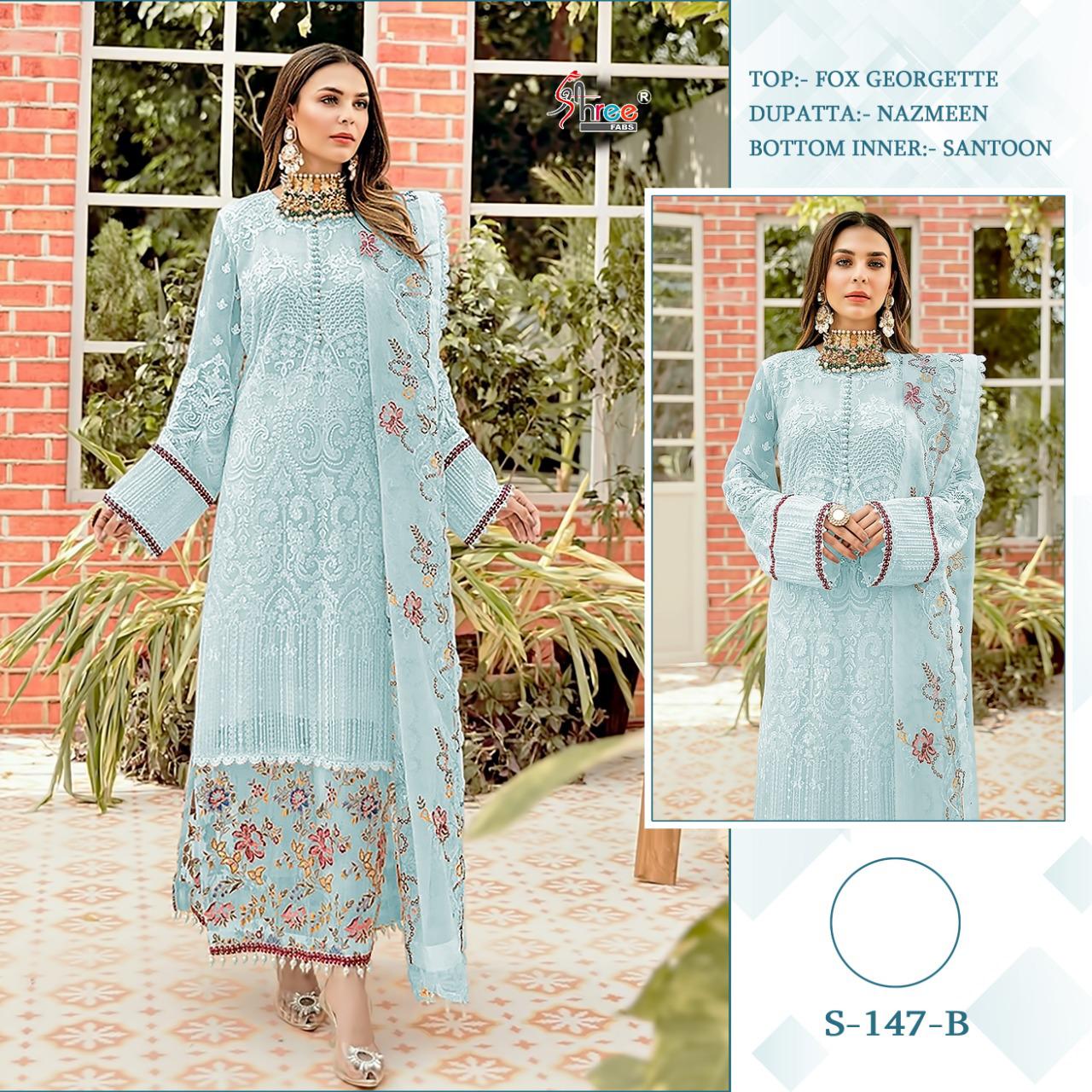 SHREE FABS 147 B SALWAR KAMEEZ WHOLESALER