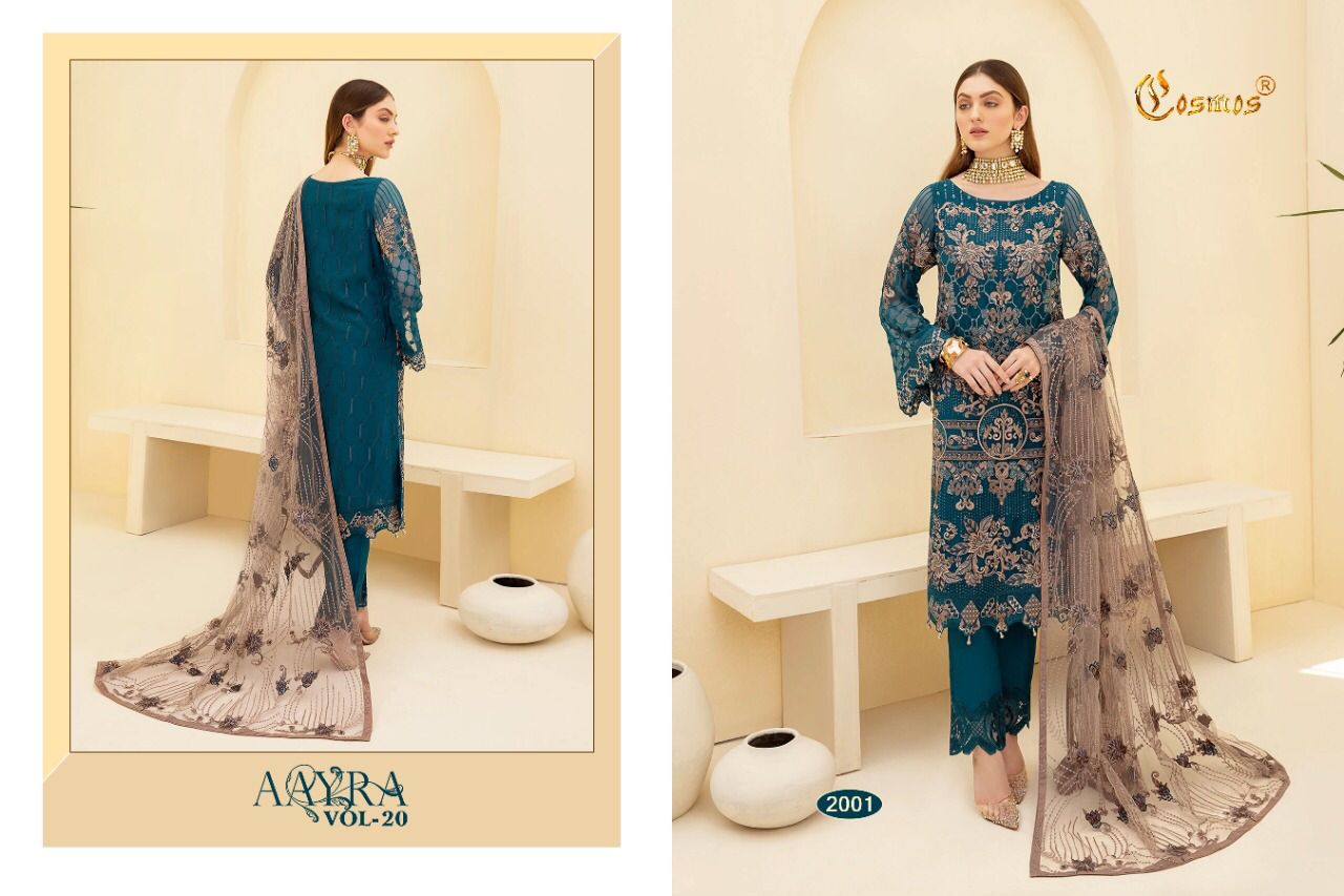 COSMOS 2001 AAYRA VOL 20 SALWAR KAMEEZ WHOLESALER