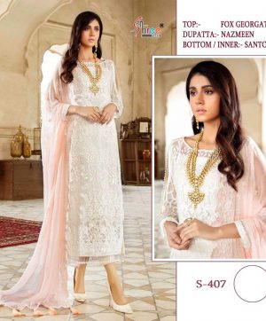 SHREE FABS 407 SALWAR KAMEEZ WHOLESALER