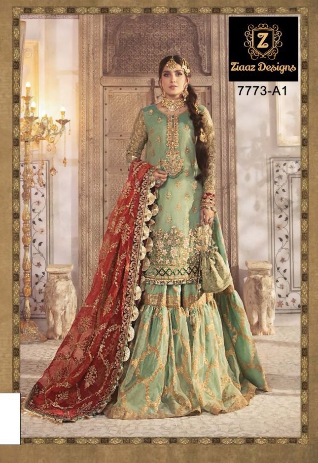 ZIAAZ 7773 A1 SALWAR KAMEEZ WHOLESALER