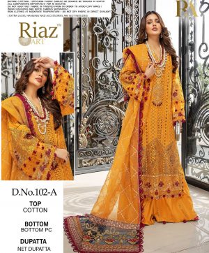 RIAZ ART 102 A SALWAR KAMEEZ WHOLESALER