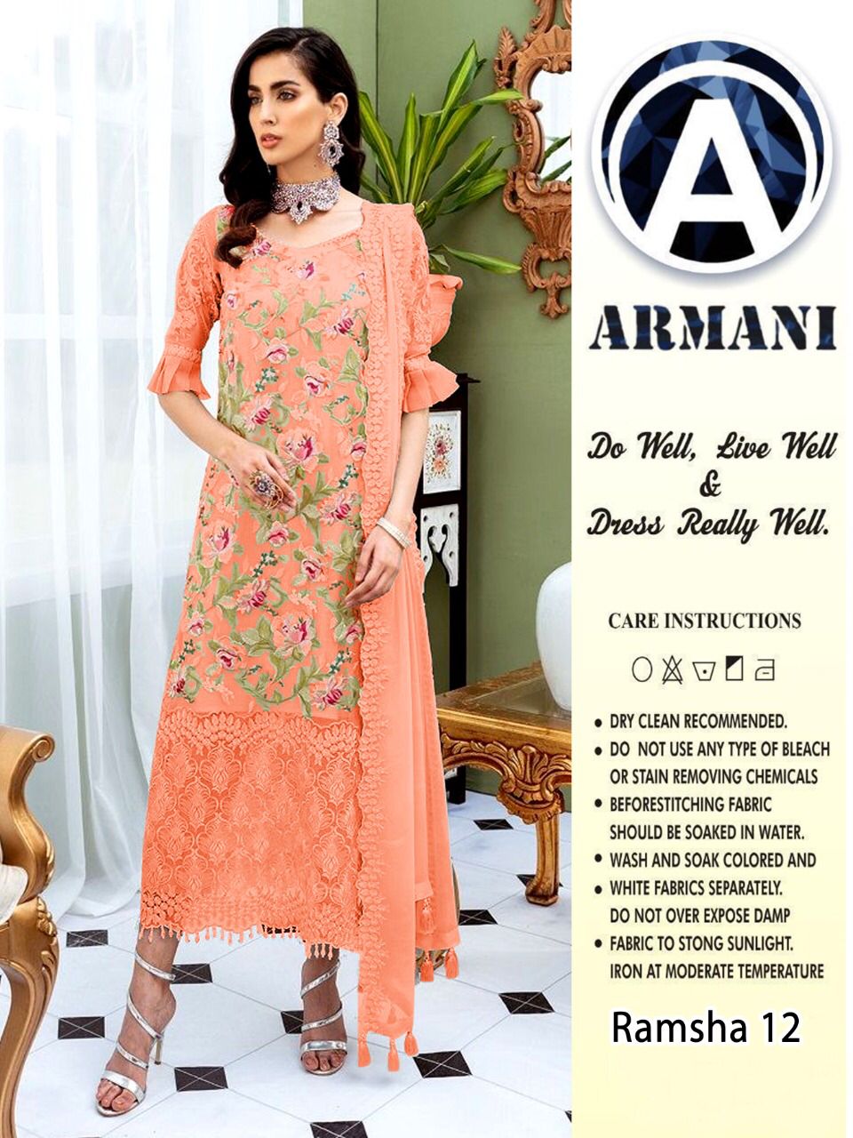 ARMANI RAMSHA 12 A SALWAR KAMEEZ WHOLESALER