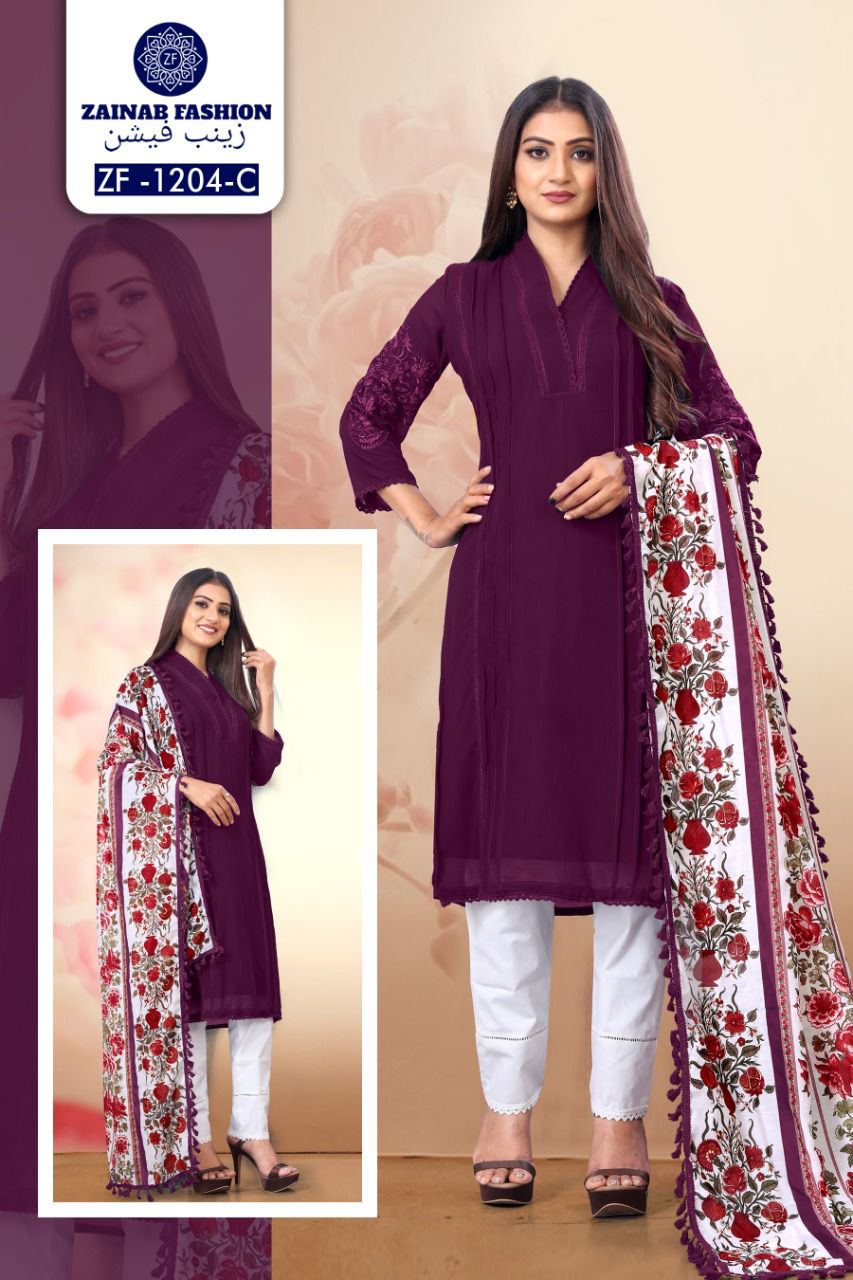 ZAINAB FASHION 1204 C DESIGNER TUNIC WHOLESALER