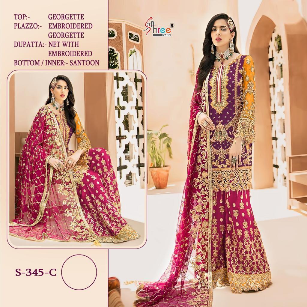 SHREE FABS S 345 C SALWAR KAMEEZ MANUFACTURER